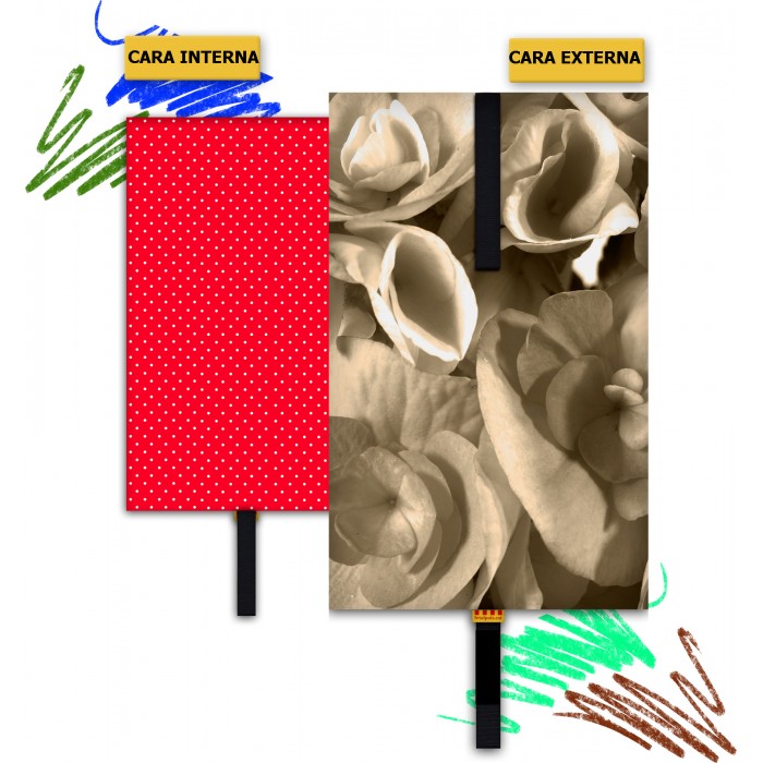 Porta entrepans estampats floral